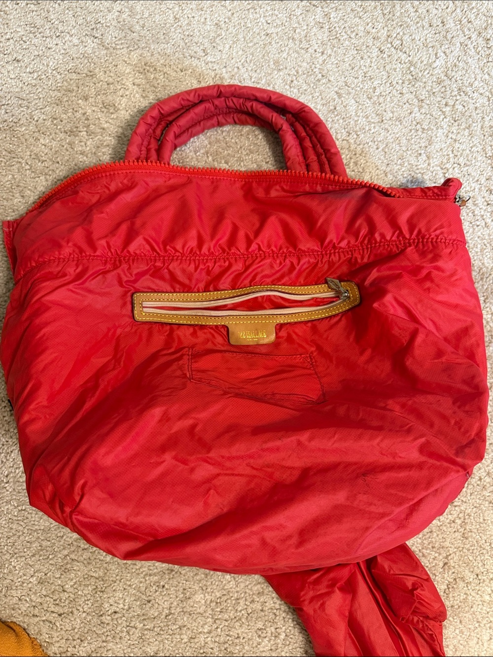 MZ Wallace Red Quilted Tote Bag - Spacious Everyday Carry - Picture 13 of 13